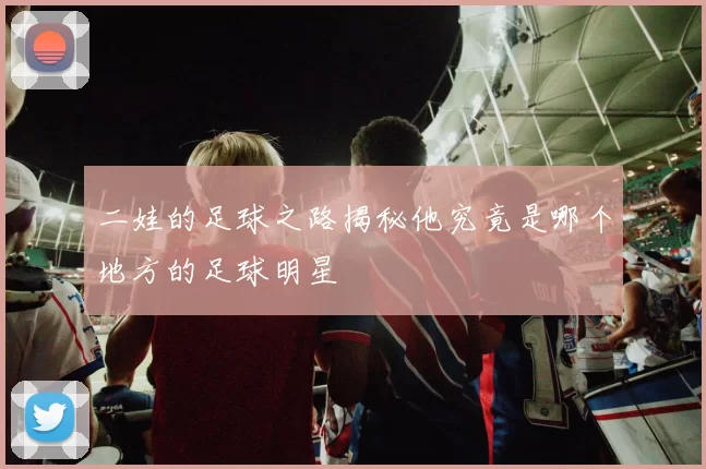 二娃的足球之路揭秘他究竟是哪个地方的足球明星