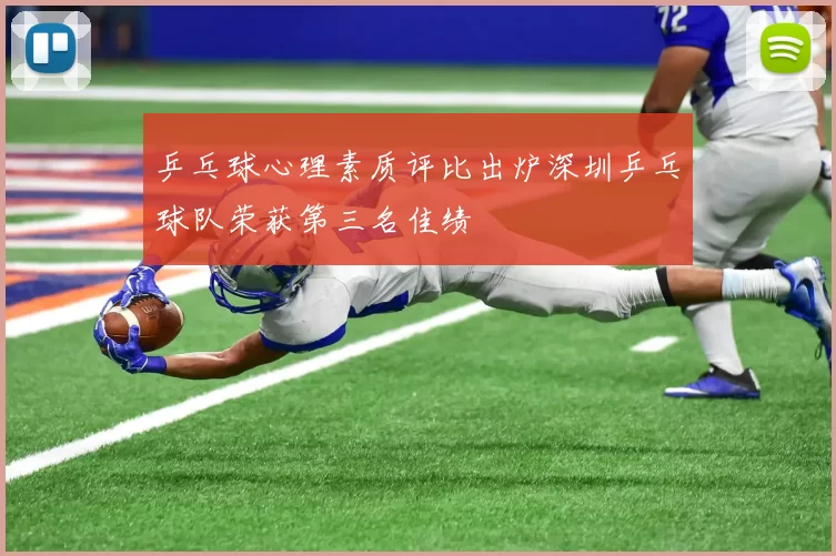乒乓球心理素质评比出炉深圳乒乓球队荣获第三名佳绩