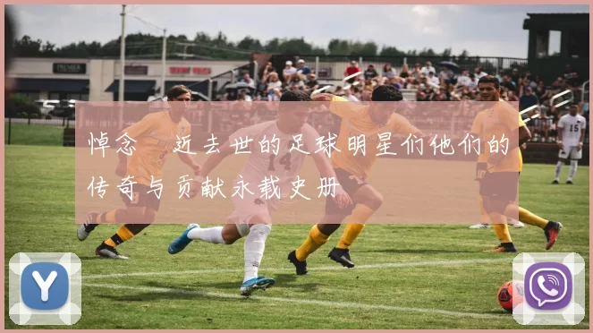 悼念朂近去世的足球明星们他们的传奇与贡献永载史册